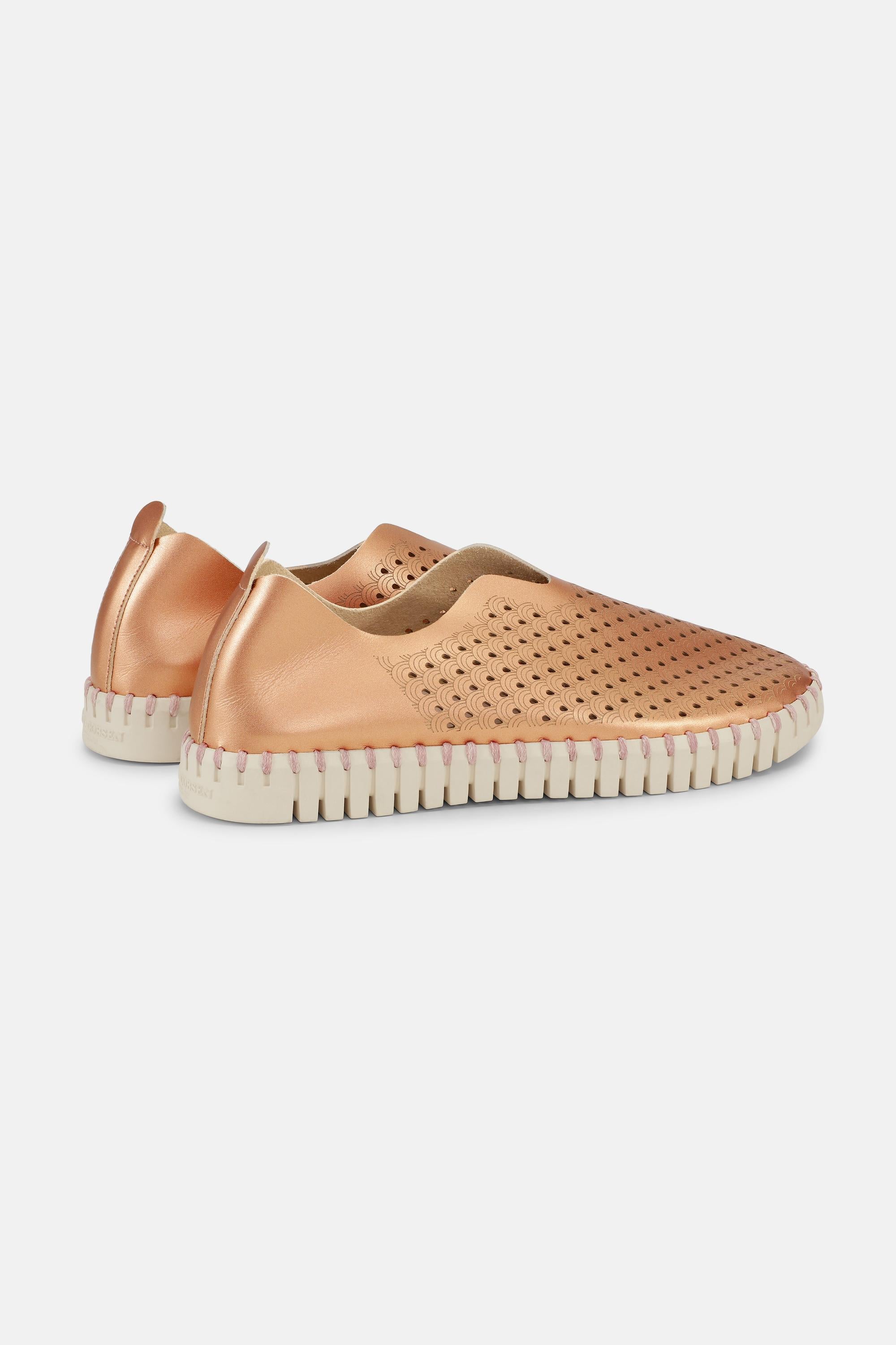 Tulip Sko Metallic - Rose Gold